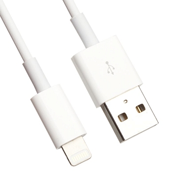 USB Дата-кабель Lightning Cable "BWOO" для Apple 8-pin MFi (белый, коробка)
