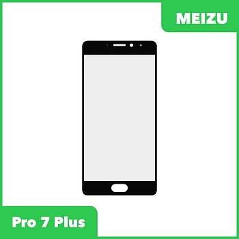 Стекло для переклейки дисплея Meizu Pro 7 Plus, черный